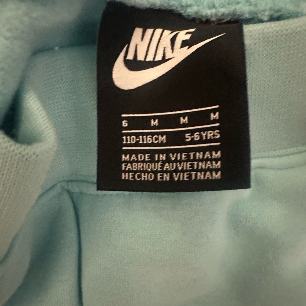 Nike Kids Aqua and Royal Blue Joggers- Girls Size 6 - Picture 4 of 5